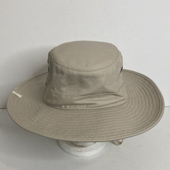 MEC Hat Womens XL Beige Organic Cotton Canvas Sun Summer Wide Brim Pocket main image 4